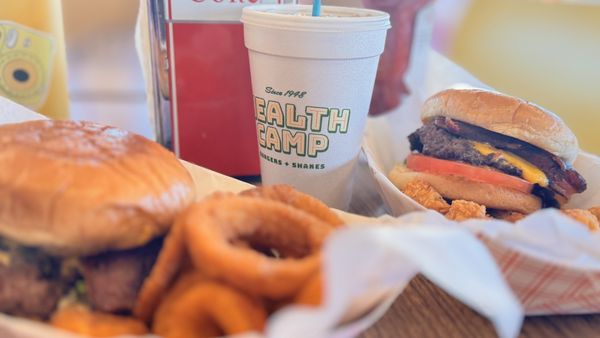 Health Camp Burgers and Shakes by null