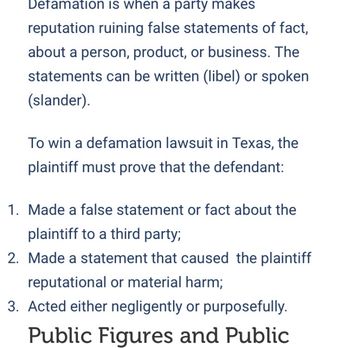 GQ Tailor & Alterations - Guidelines for filing Defamation lawsuit in Texas. - Sewing & Alterations Near Me - Irving, Texas