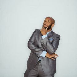 Flobo Boyce - At our photo booth during a lull