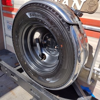 J J Powder Coating - Freshly powdercoated wheel in satin black and a new spare tire! - Powder Coating Near Me - Gilroy, California