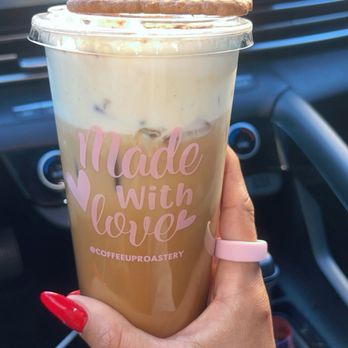 Coffee Up Roastery - Biscoff cookie latte - Coffee & Tea Near Me - Chino, California