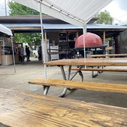 The Whistlepig BBQ - Track-side picnic table pavilion