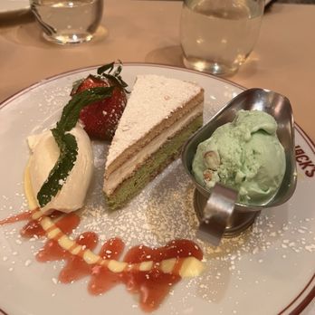 Uncle Jack's Steakhouse - Pistachio cake    Ig: feed_ally - Steakhouses Near Me - Bayside, New York