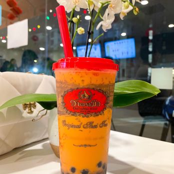 ChaTraMue Original Thai Tea - Thai Tea with boba - Bubble Tea Near Me - Los Angeles, California