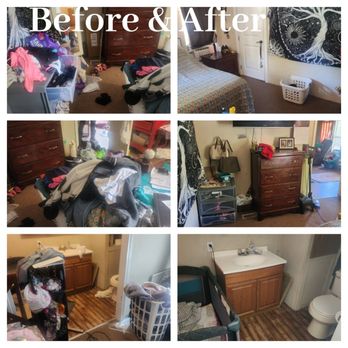 Fresh Start Cleanning - Before and after of a room organization and cleaning - Home Cleaning Near Me Fresh Start Cleanning - Before and after of a room organization and cleaning - Home Cleaning Near Me