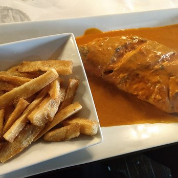 Casa Del Campo - Red snapper in a vodka sauce with Yuca fries - Dominican Near Me - North Babylon, New York Casa Del Campo - Red snapper in a vodka sauce with Yuca fries - Dominican Near Me - North Babylon, New York