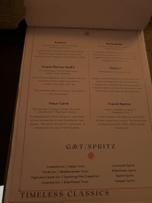 Menu photo 2 Clementine Cocktail Bar Providence, RI