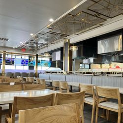 Tpot Hot Pot and Korean BBQ - The inside. Opposite side of the hot pot and bbq.