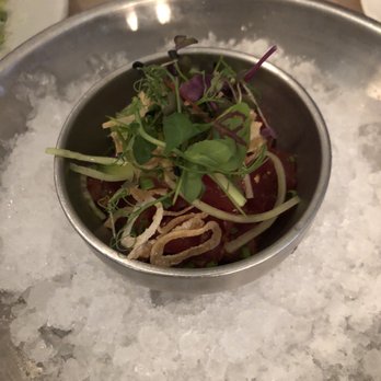 Centrolina - Crudo:Hawaiian tuna, Chile and crispy shallot. - Italian Near Me - Washington, DC, District of Columbia