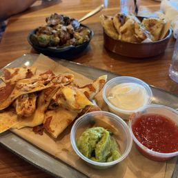 Inside out quesadillas Inside out quesadillas