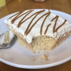 Lucita’s Pupuseria - Cuatro leches cake