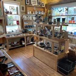 Blue Fish Gallery - Pottery, stained glass, coffee & tea are just some of the items you'll find inside!
