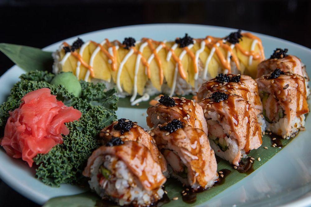 Pink Lady and Mango Lobster Makimono Yelp