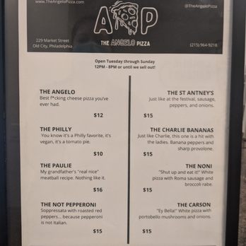 The Angelo Pizza - Pizza Near Me - Philadelphia, Pennsylvania The Angelo Pizza - Pizza Near Me - Philadelphia, Pennsylvania