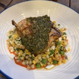 Grilled Arctic Char with Fregola