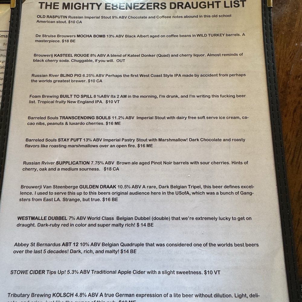 Ebenezer's Pub & Restaurant - More beers! - Pubs Near Me - Lovell, Maine Ebenezer's Pub & Restaurant - More beers! - Pubs Near Me - Lovell, Maine