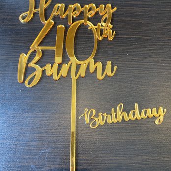 HBA Engraving & More - Cake Toppers - Engraving Near Me - Edmonton, Alberta