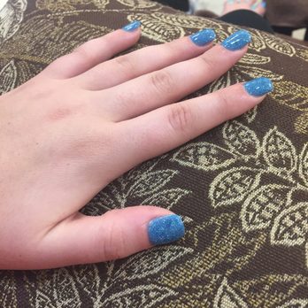 Heights Nail Spa - Dip in glitter blue! - Nail Salons Near Me - Houston, Texas Heights Nail Spa - Dip in glitter blue! - Nail Salons Near Me - Houston, Texas