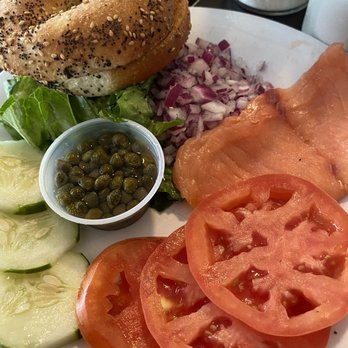 Nelson's Diner - Smoked Salmon plate - Diners Near Me - Pompano Beach, Florida Nelson's Diner - Smoked Salmon plate - Diners Near Me - Pompano Beach, Florida