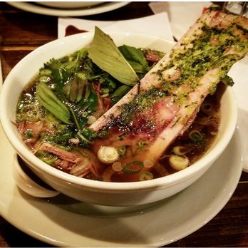 Ginger and Lemongrass - Soft and tasty bristket bone marrow rice noodle soup - Vietnamese Near Me - Whitestone, New York