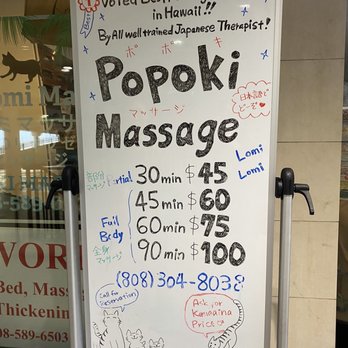 Popoki Massage/TK World - Passing by and saw the prices - Massage Near Me - Honolulu, Hawaii Popoki Massage/TK World - Passing by and saw the prices - Massage Near Me - Honolulu, Hawaii