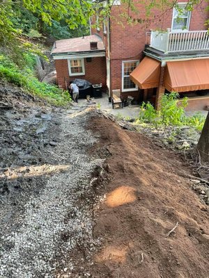 Pittsburgh French Drains and Excavating Logo