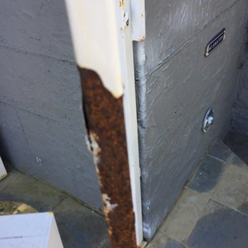 Gomez Iron Works - Rust and flaking paint four years after installation. - Metal Fabricators Near Me - Daly City, California Gomez Iron Works - Rust and flaking paint four years after installation. - Metal Fabricators Near Me - Daly City, California