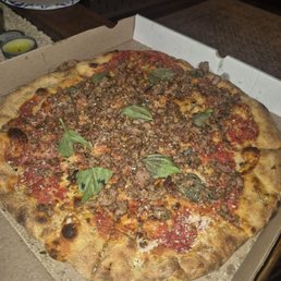 New Yorker with sausage