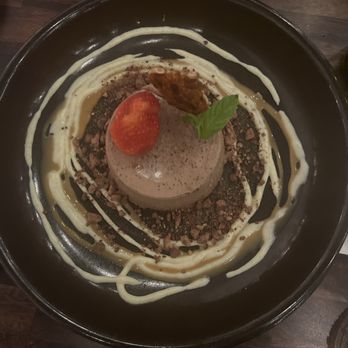 Teocalli Cocina - Chocolate panacotta with mezcal crema - Mexican Near Me - Longmont, Colorado
