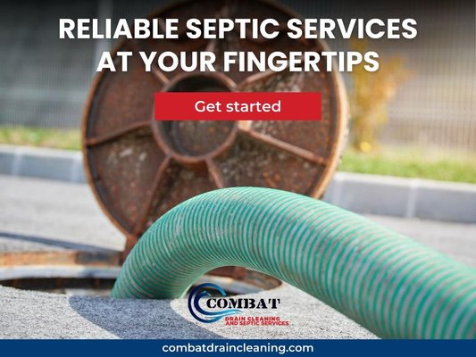 Combat Drain Cleaning and Septic Services