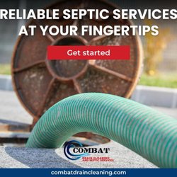 Combat Drain Cleaning & Septic Services