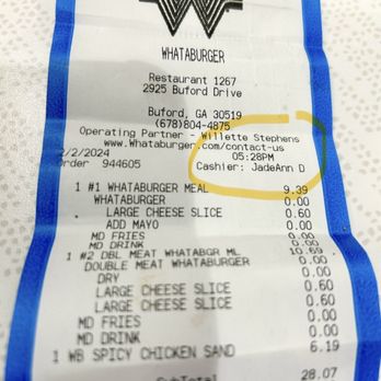 Whataburger - Ordered a couple of burgers at 5:28pm. No one in front of us inside. Food came out at 5:45pm., and both burgers and fries were cold. - Burgers Near Me - Buford, Georgia Whataburger - Ordered a couple of burgers at 5:28pm. No one in front of us inside. Food came out at 5:45pm., and both burgers and fries were cold. - Burgers Near Me - Buford, Georgia