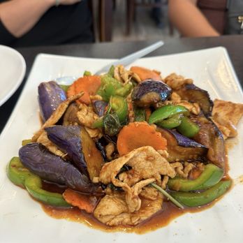 Basil Delight - Basil eggplant with chicken - Thai Near Me - Pleasanton, California