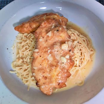 Rosa's Tavern - Chicken Francaise over capellini - Salad Near Me - East Providence, Rhode Island