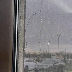 Party Playgrounds Indoor Fun - Broken & filthy window in party room