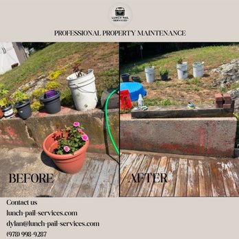 Lunch Pail Services - Porch cleaning. - Pressure Washers Near Me Lunch Pail Services - Porch cleaning. - Pressure Washers Near Me