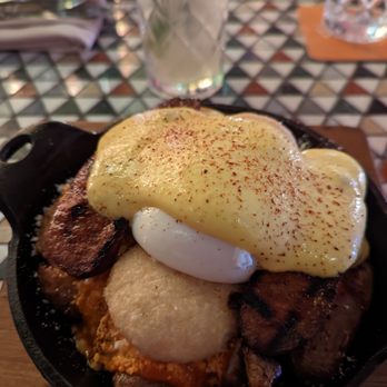 CHICA - Eggs Benedict Cazuela $19) - Latin American Near Me - Las Vegas, Nevada CHICA - Eggs Benedict Cazuela $19) - Latin American Near Me - Las Vegas, Nevada