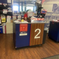 Pep Boys - Man hiding behind the counter refusing to help anyone (strong accent, wasnt able to get the name).