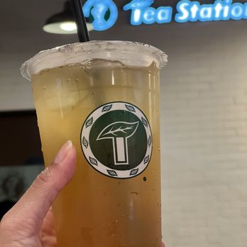 Tea Station Express - Golden Pineapple Green Tea - Bubble Tea Near Me - Temple City, California