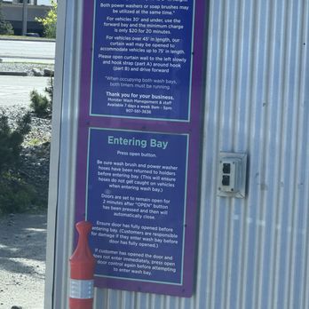 Monster Wash - Outside instructions - Car Wash Near Me - Anchorage, Alaska