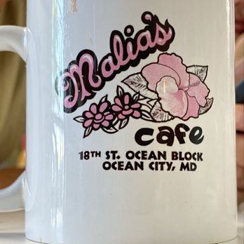 Malia's Cafe - Souvenir Mug - Breakfast & Brunch Near Me - Ocean City, Maryland Malia's Cafe - Souvenir Mug - Breakfast & Brunch Near Me - Ocean City, Maryland