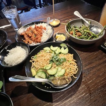 P.F. Chang's - Garlic Noodles Chili-Garlic Green Beans Crispy Honey Chicken - Chinese Near Me - Loveland, Colorado