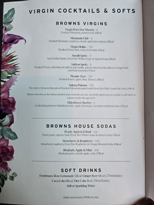 Menu photo 4 Browns Liverpool Liverpool, XMS