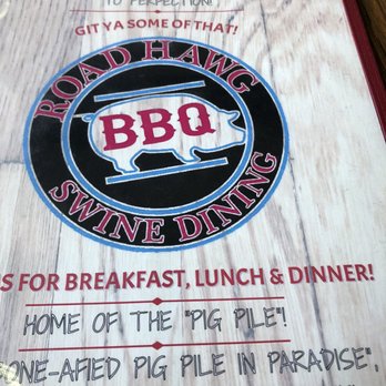 Road Hawg BBQ Swine Dining - Menu cover - Food Trucks Near Me - Gorham, New Hampshire Road Hawg BBQ Swine Dining - Menu cover - Food Trucks Near Me - Gorham, New Hampshire