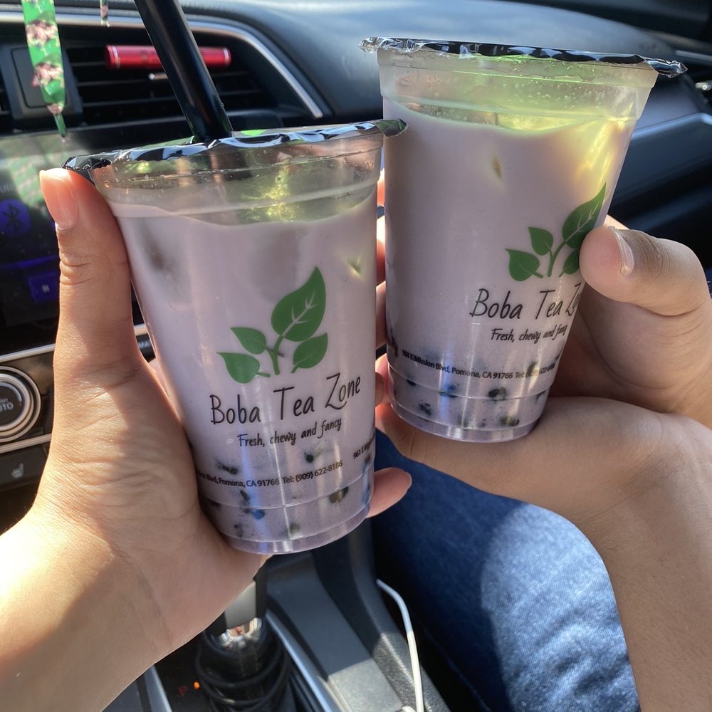 Boba Tea Zone - So small and this is supposed to be a large - Bubble Tea Near Me - Pomona, California Boba Tea Zone - So small and this is supposed to be a large - Bubble Tea Near Me - Pomona, California