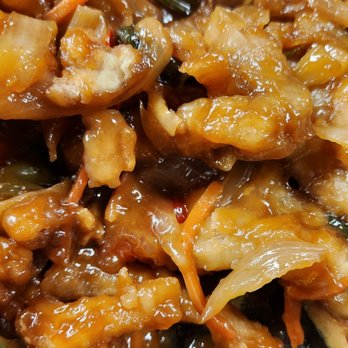 Silver Fountain - Crispy Chicken (a.k.a.  shredded sweet & sour chicken) - Dim Sum Near Me - Silver Spring, Maryland