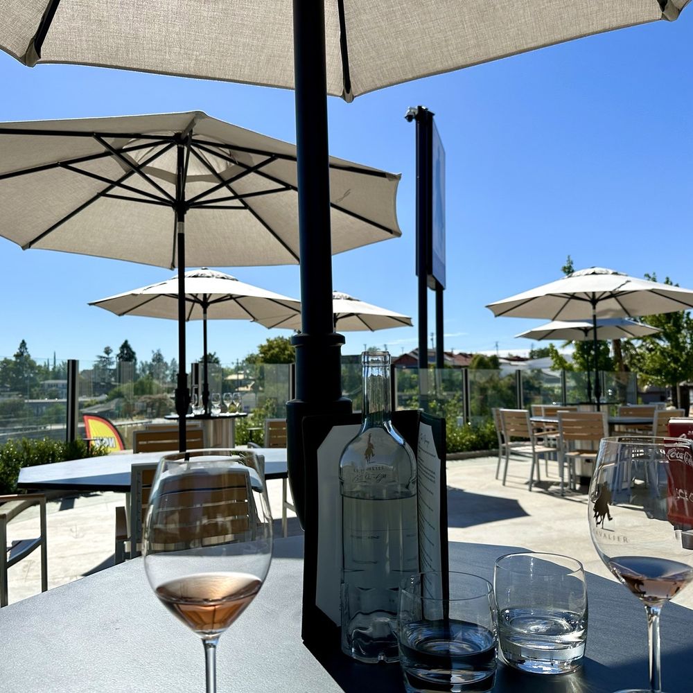 Lecavalier Cellars - Patio view. Highway 80 but so what - Wine Tasting Room Near Me - Newcastle, California Lecavalier Cellars - Patio view. Highway 80 but so what - Wine Tasting Room Near Me - Newcastle, California