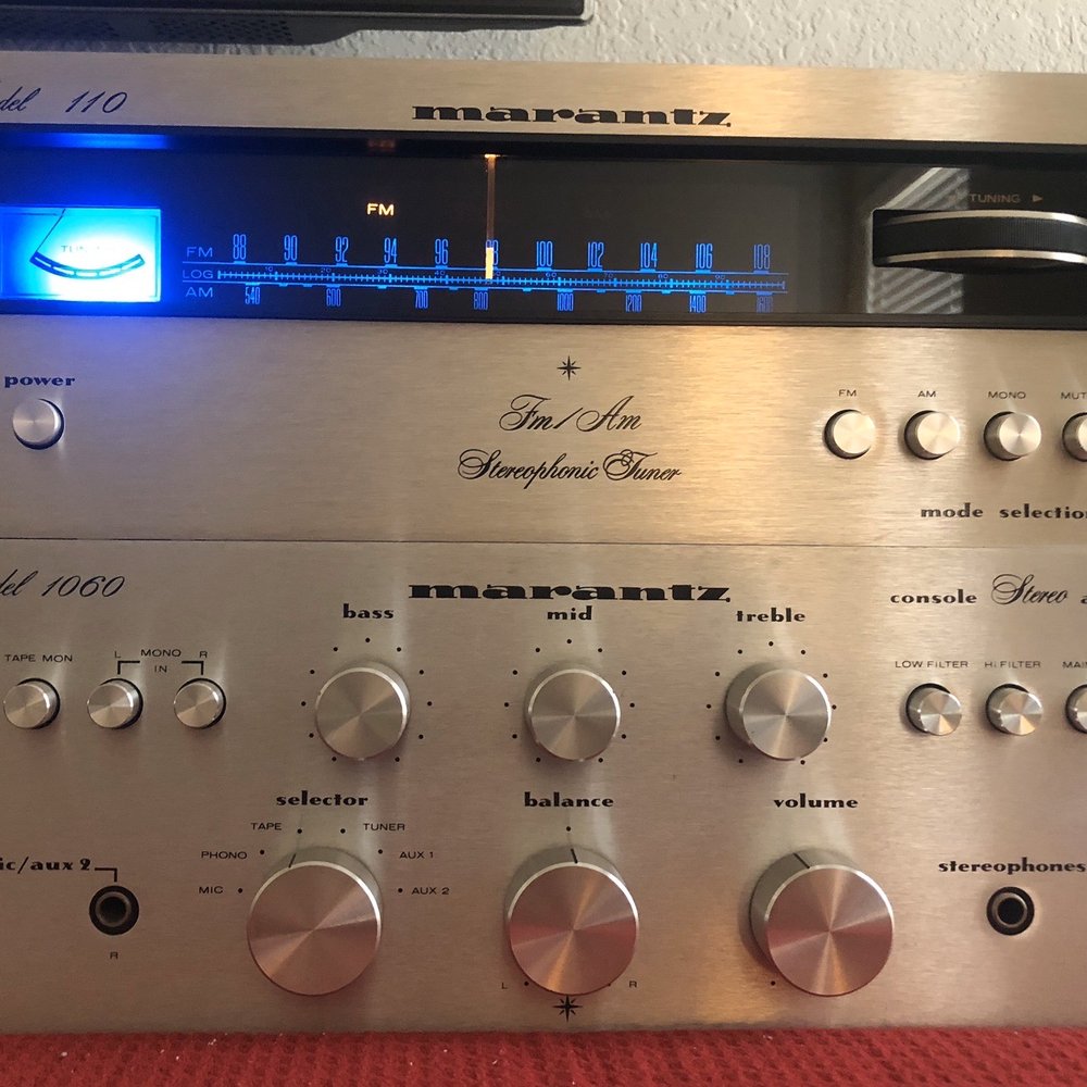 Marantz 1060 restored by Austin Stereo Service. Marantz 1060 restored by Austin Stereo Service.