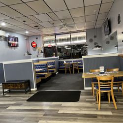 The Flying Hoof - View from inside, looking out