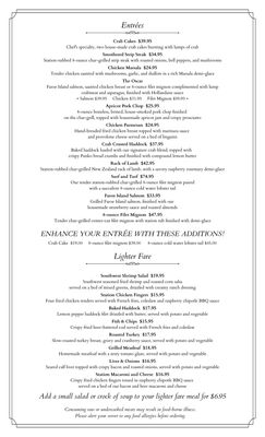 Menu photo 3 Tamaqua Station Restaurant Tamaqua, PA Menu photo 3 Tamaqua Station Restaurant Tamaqua, PA